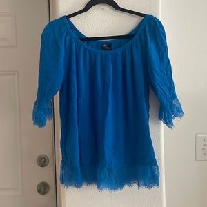 INC International Concepts Off The Shoulder Peasant Blouse Size S